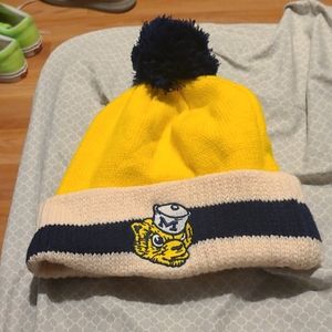 Michigan Wolverines Mascot Beanie Hat